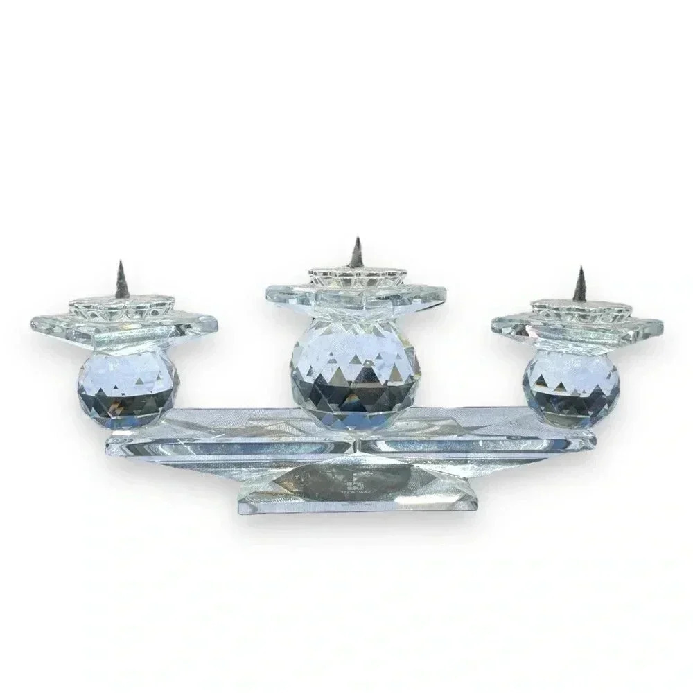 Vintage Swarovski Crystal Candelabra Candle Holder